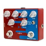 Caline CP-68 Distortion Delay Guitar Effect Pedal Guitar Delay Effect Pedal Classic Mode Multiple Delay Unit Guitar Pedal