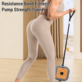Adjustable Resistance Band Exercise Equipment Cable hine for Arms Legs Chest Pocket Gym System Home Fiess Pump