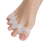 Hallux Valgus Big Foot Bone Silicone Overlapping Corrector Four-toed Toe Divider Adult Portable Home 1 Pair