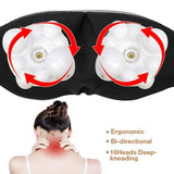 U-shaped electric acupressure back neck and shoulder infrared heating kneading car home massager multifunctional shawl