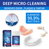 Jaysuing Denture Tablets Removes Odor & Stains | Oral Retainer Cleaner for Aligners Teeth Capped Cleaning Tablet 100PCS