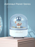Mini Sky Astronaut Bluetooth Speaker Birthday Gift Spacecraft Men and Women Transparent Small System Home High Sound Quality