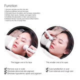 3 In 1 Ultrasonic hine Spot Freckle Removal Lifting Anti Aging Beauty Vibrater Massager Facial Skin Care Devices