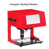 Signage Nameplate Marking Electric Pneumatic Lettering Metal Parts Engraving hine