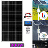 300W Solar Panel 18V Rigid Glass Solars Panels Monocrystale High-efficiency Chargig Outdoor Sola r Cell For Home/Camping