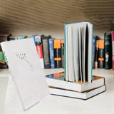 6PACK Book Stand Clear Acrylic Display Easel Holder for Displaying Picture Albums, Books, Music Sheets(Large)
