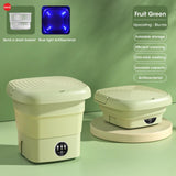 Portable Washing Machine 4.5L - EU/US/UK/AU. Mini Dehydratable for Dormitory, Student. Sock/Underwear/Panties. Rental & Travel. Free Shipping.