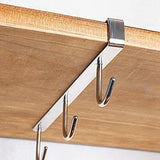 Holder, Set Of 2 Coffee Holder Under Cabinet, 304 Stainless Steel Mug Rack With 6 Hanging Hooks
