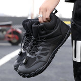 New Outdoor Mid Top Five Finger Hiking Mountaineering for Couples, Sports and Fitness, Large Size Creek Tracing Shoes