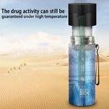 900mL 2-8℃ Portable Mini Vacuum Insulated Insu Refrigerated Cup 304 Stainless Steel Cooler LCD Beverage Refrigerator