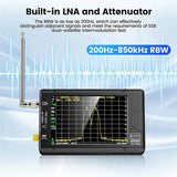 2X Ultra Spectrum Analyzer, Seesii 4.0 Inch 100Khz To 5.3Ghz Tiny Frequency 2-In-1 Signal Generator 100Khz To 800Mhz