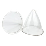 Large Size 2pcs 21cm Buttock Sucker Vacuum Stimulator Cups With Breast Enlargement Pump Cupping Accessories