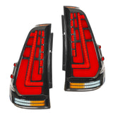 Car LED Tail Light Digital Theme LED Rear Lamp ABS PMMA PC High Brightness Fast Moving Animation 1 Pair for Replacement