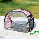 Cat Breathable Dog Universal Travel Out Bag Transparent Portable Space Capsule Foldable Pet Supplies