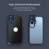 1 PCS Black 1.55X Wide Screen Anamorphic Blu-Ray Brushed Video Lens Universal
