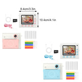 Kids Children Camera Instant Digital Cameras With Print Paper 2.8 IPS Screen