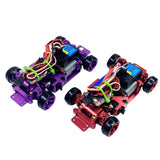 2.4G Metal 1/28 4X4 RC Frame Mosquito Drift Racing Car With Battery Receiver Motor Servo ESC Electronic Equipment