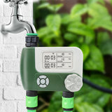 With 2 Outlet Garden Water Timers Irrigation Controller Digital Hose Faucet Timer Programmable Automatic
