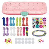 DIY Handrope Weaver Set Colorful Rope Bracelet Making For Home Children Toys Weaving Materials Handmade Creative Birthday Gift