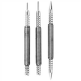 3 Pcs and Hinge Pin Tool Center Punch Spring Loaded Nail Set for Door 1/32 1/16 Dual Head, 1/8 Inch