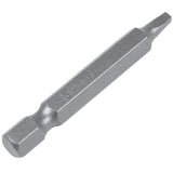 6Pcs 50Mm 1/4 Inch Hex Square Bits Square Head Screwdriver Bits S2 Alloy Steel Magnetic Screwdriver Bits Set Hand Tools