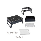 Medium Thick Folding Barbeque Grill, Outdoor Portable Barbeque, Household Charcoal BBQ, Factory Price