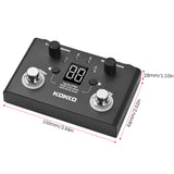 KOKKO Looper Tuner - Portable BT Page-Turner, Phrase Loop Recording, Drum Effect Pedal, Digital