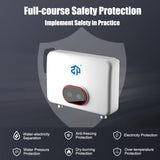 5.5KW Tankless Electric Hot Water Heater - 230V, LED Digital Display, On Demand, Overheating Protection, 30-55 Celsius