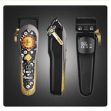 2024 New WMARK NG-134 Wireless Charging Clipper Professional TrimmersType-C Interface Hair Cutter with Base
