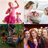 Wireless Karaoke Room Microphone Portable Bluetooth Speaker Recorder Home KTV Player LED Light Christmas Gift
