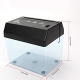 Mini Hand Portable A6 Manual Shredder Documents Home Office Desktop Paper Cutting Tool N7MC
