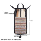 Bag Drumsticks Mallet Case Oxford Fabric Hooks Wear-resistant Portable Drum Stick Holder Percussion Accessories