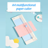New Trimmer Craft 2 Cutter Heads of Straight Creasing 12.2 Inch Cut Length w/ Measurements for Cutting Paper