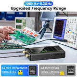 2X Ultra Spectrum Analyzer, Seesii 4.0 Inch 100Khz To 5.3Ghz Tiny Frequency 2-In-1 Signal Generator 100Khz To 800Mhz