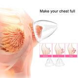 Large Size 2pcs 21cm Buttock Sucker Vacuum Stimulator Cups With Breast Enlargement Pump Cupping Accessories