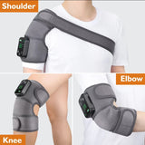 Electric Heating Pad Vibration Massage Belt Thermal 3 in 1 Shoulder Brace for Knee Elbow Joint Blood Circulation