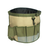 Garden Tool Storage Bag Belt Gardening Tools Bucket Organizer Hardware Tools Bag with Multi-Pocket Garden Supplies