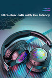Wireless 5.0 Headphone Bluetooth Headset Hifi Sport Earphone with Microphone Long Battery Life Gaming Headphones