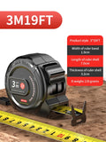 Wear-resistant Steel Tape Measure tools Anti-corrosion Retractable Woodworking Ruler Measuring Tools