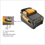 AI-9 AI-6 AI-5 signal light fiber fusion splicer 10 languages freely switch built-in optical power meter and VFL5.0