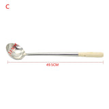 Stainless Steel Long Handle Ladle Spoon Big Soup Ladle Cooking Tool Soup Spoon Chef Cooking Kitchen Utensil