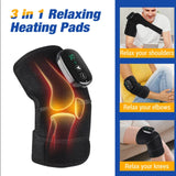 Electrically heated brace old cold legs joints knee massager 4000mAH vibration warmth hot compress massage instrument