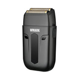 2024 New WMARK NG-984A Professional Shaver Stainless Steel Etched Titanium Double-blade Razor Electric Men's Razor.
