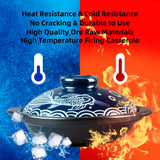 1pc Ceramic Stew Pot Casserole Dish Clay Cooking Shallow Pot, Hot Pot Soup Pot Traditional Rice Cooking Pot Terracotta Pot