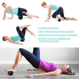 Electric 4-speed vibration ball USB rechargeable massage Training yoga fiess foam roller