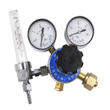 YQSL-731L nitrogen argon helium standard mixed gas dual gauge with w meter pressure reducer vae