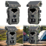 20MP/1080P Solar Trail Camera - Waterproof Wildlife Monitoring & Animal Tracking for Outdoor Security