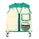 Kids Outdoor Adventure Explorer Kit Costume Vest and Hat Set Realize Children Career Dream Cosplay Gifts