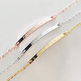 Sterling Silver Jewelry Fashion Personalized Custom Bracelet Gift