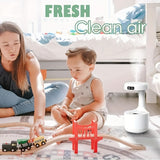 1pc, 27.05oz Water Drop Backflow Humidifier - USB Powered Desktop Office And Home Decor